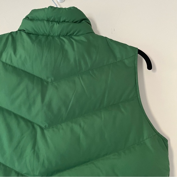 Lands’ End Green Down Puffer Vest - Picture 5 of 8